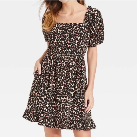 TARGET WHO WHAT WEAR PUFF SLEEVE DRESS - Picture 3 of 3